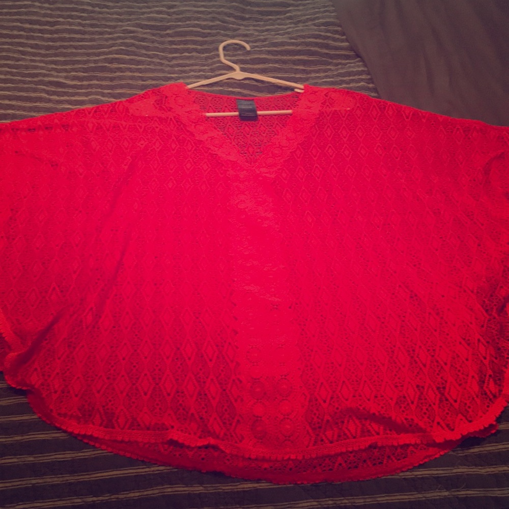 Coral Swim Suit cover up